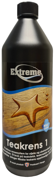 Extreme Teakrens nr. 1. 1 liter. Boat Care