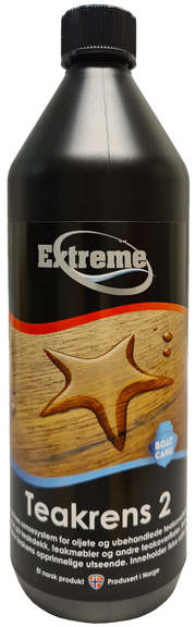 Extreme Teakrens nr. 2. 1 liter. Boat Care