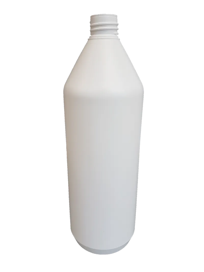 1 liter flaske HDPE Hvit 28mm 49g Taktil UN