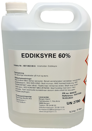 Eddiksyre 5 liter