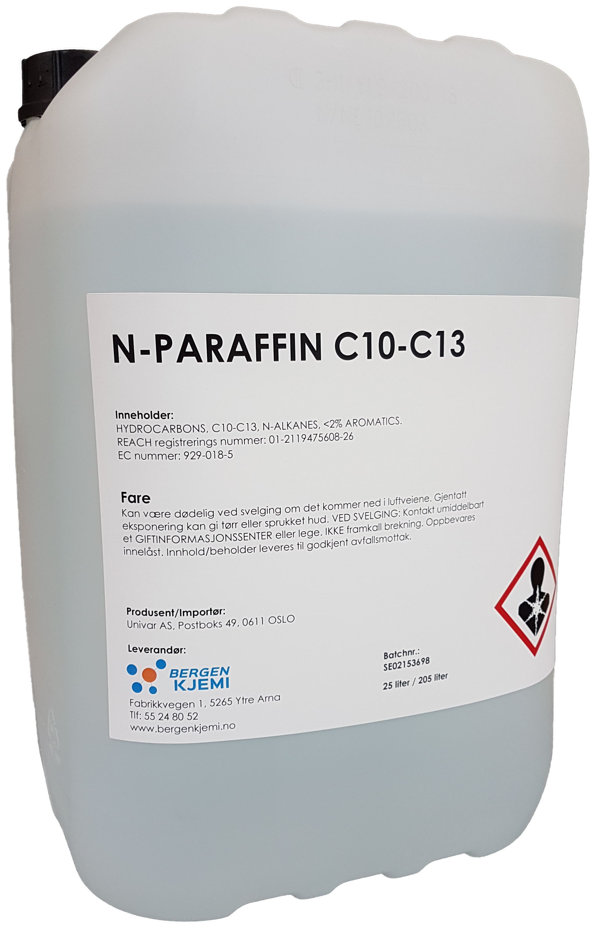 N-Paraffin C10-C13. 25 liter.