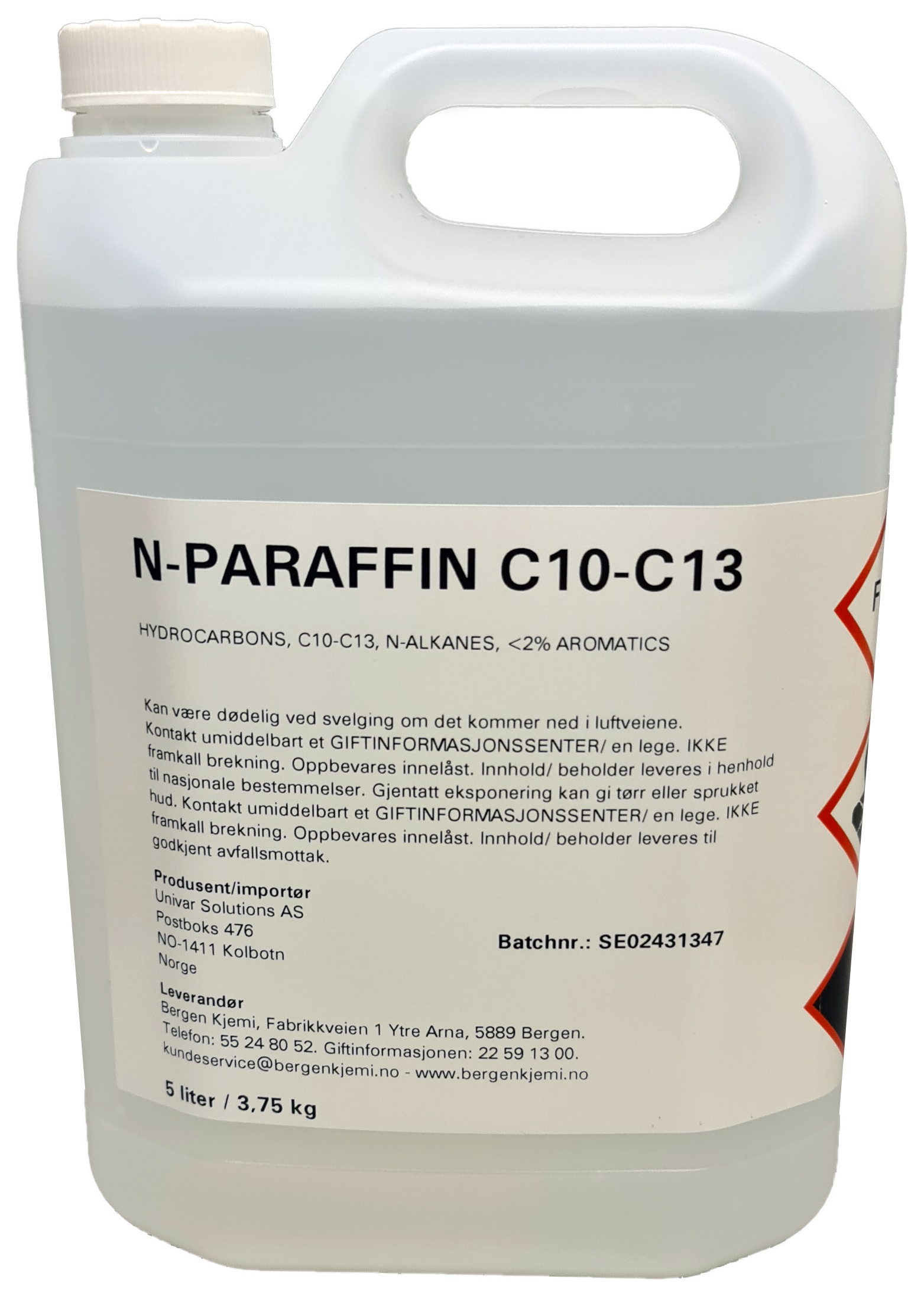 N-Paraffin C10-C13 5 liter