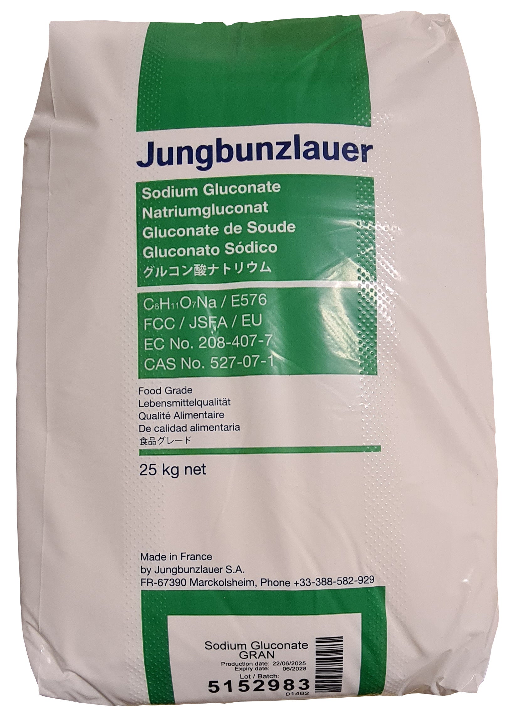 Natriumgukonat 25kg