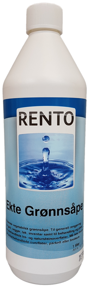 Rento Ekte Grønnsåpe 1 liter.