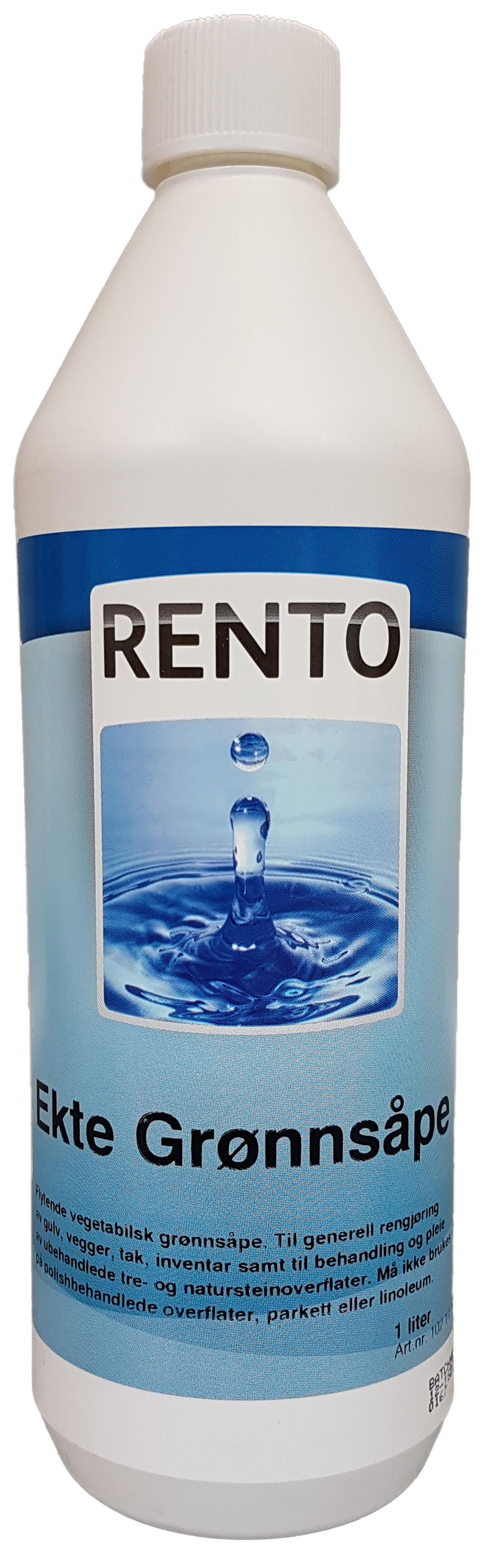 Rento Ekte Grønnsåpe 1 liter.