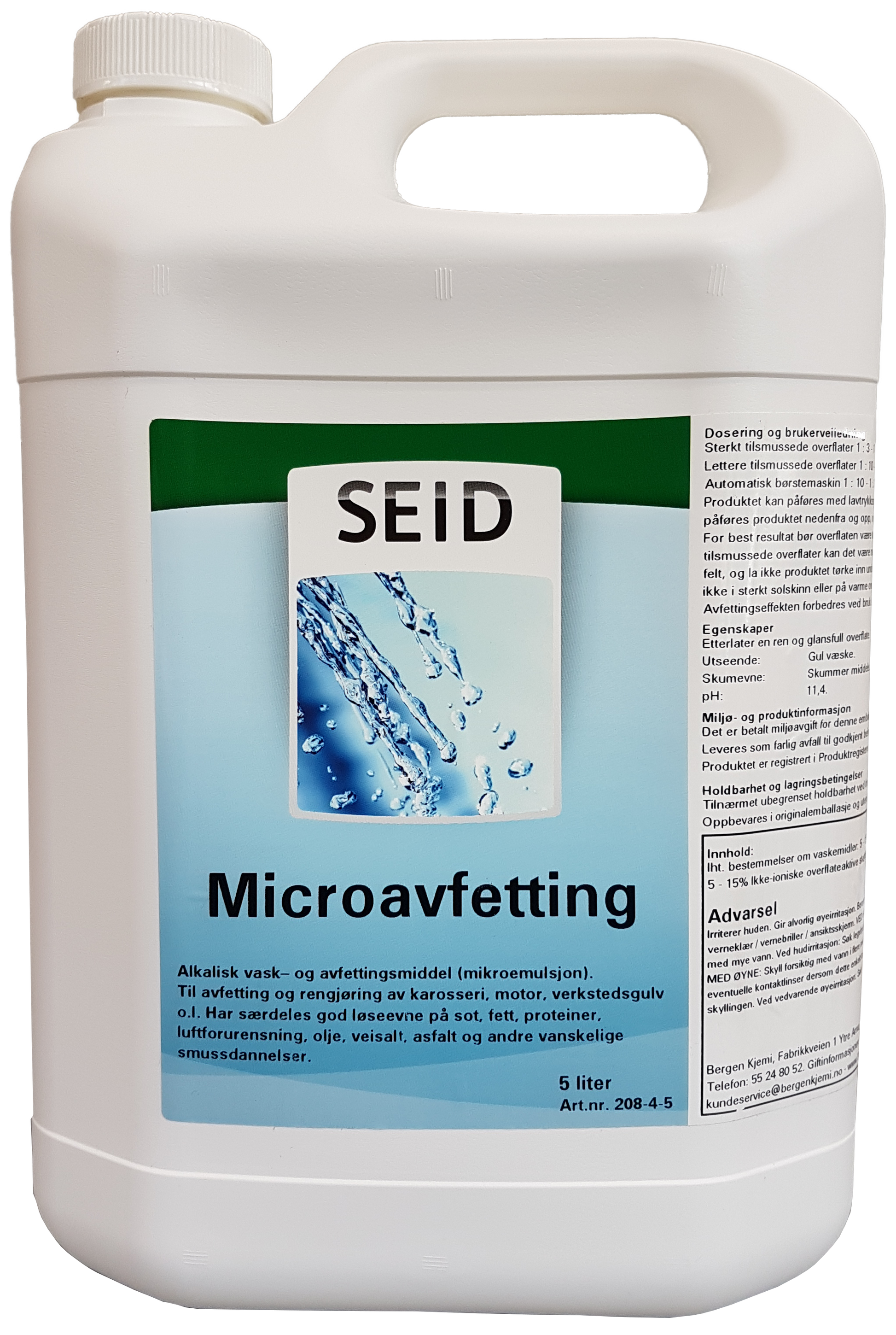 Seid Microavfetting 5 liter