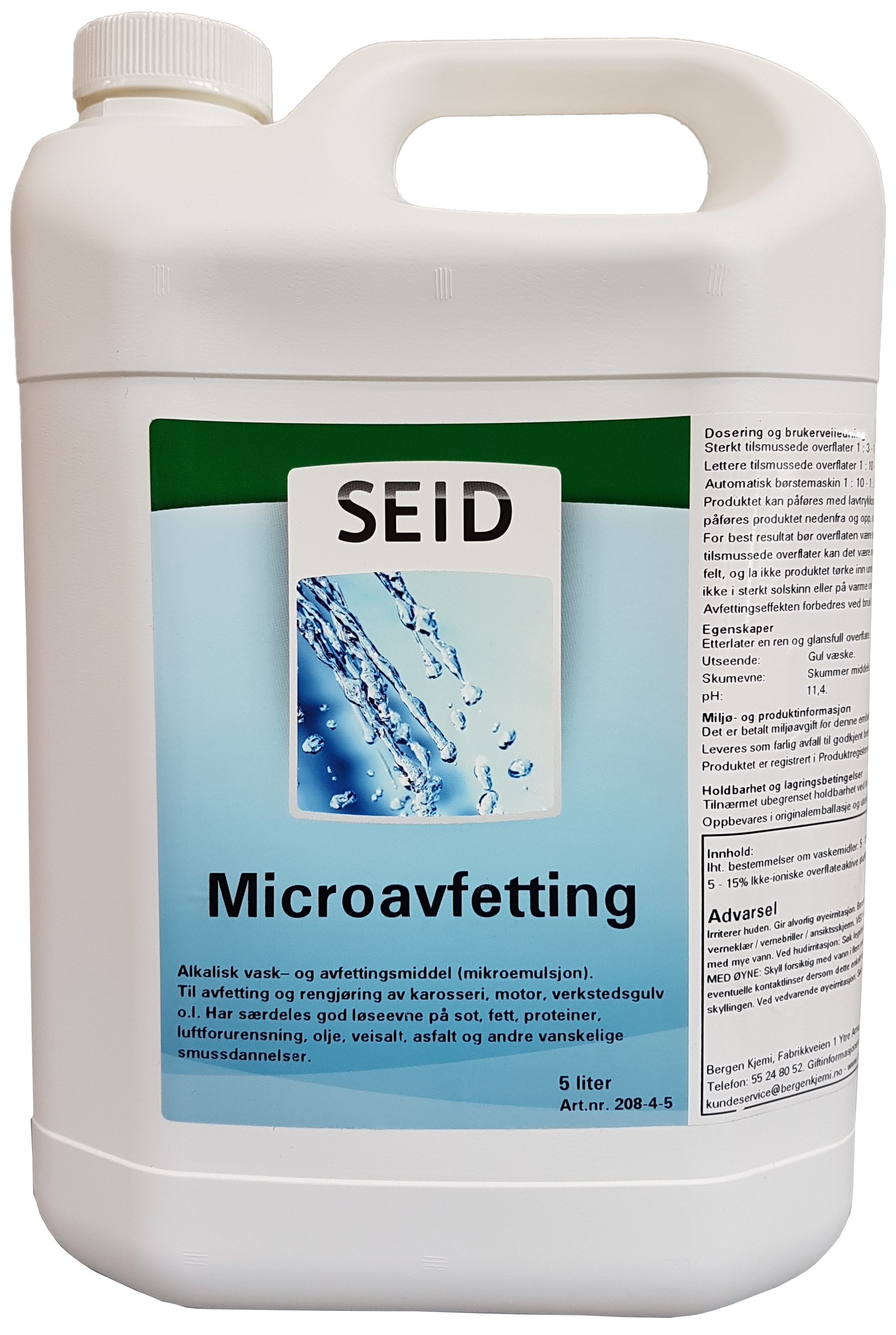 Seid Microavfetting 5 liter