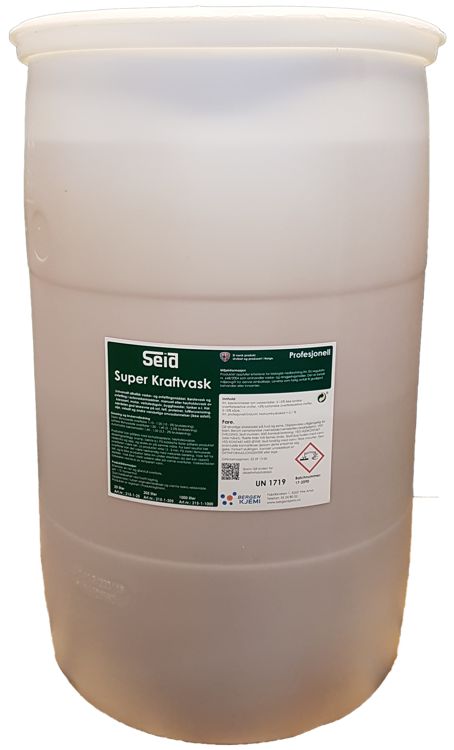 Seid Super Kraftvask 205 liter
