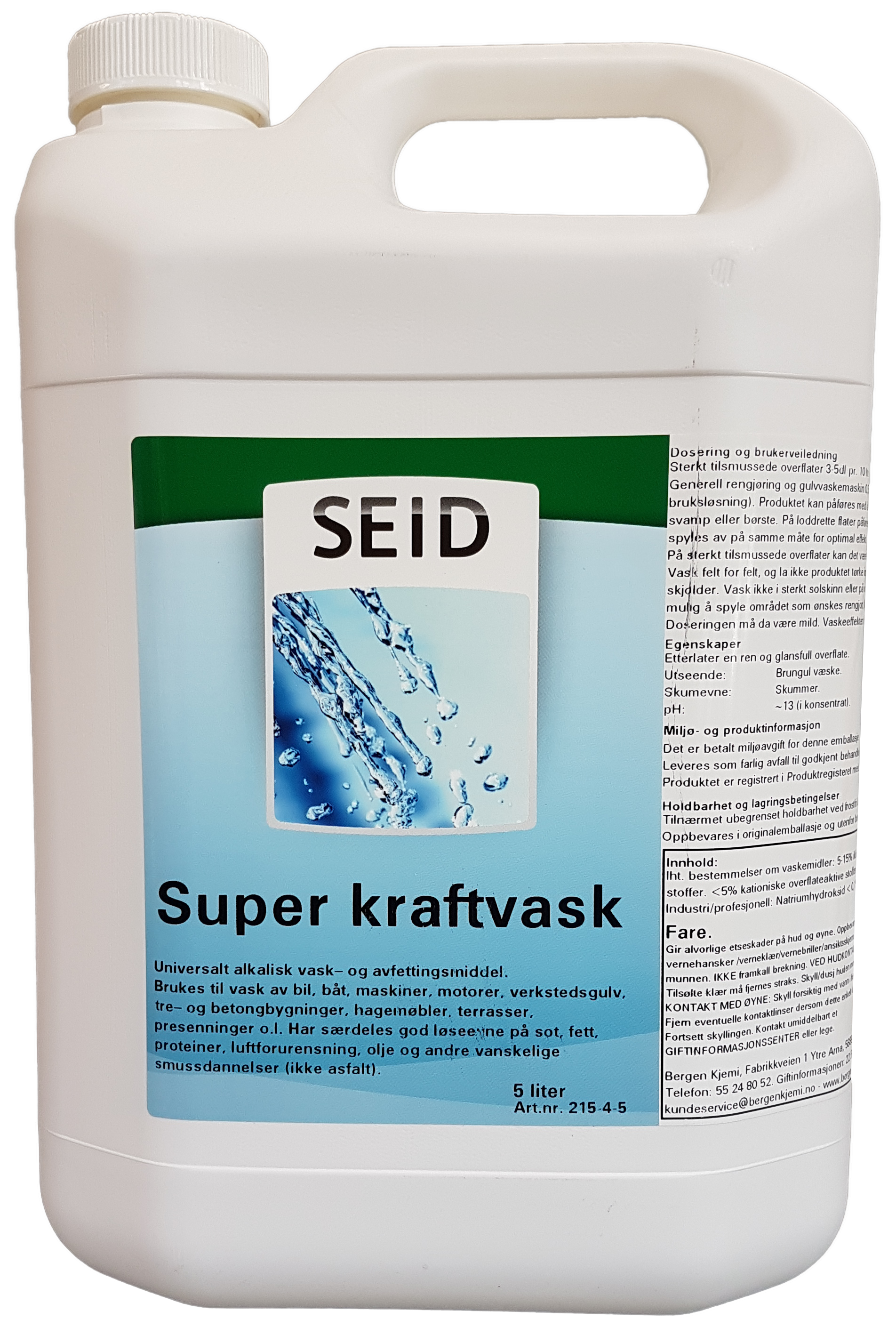 Seid Super Kraftvask 5 liter