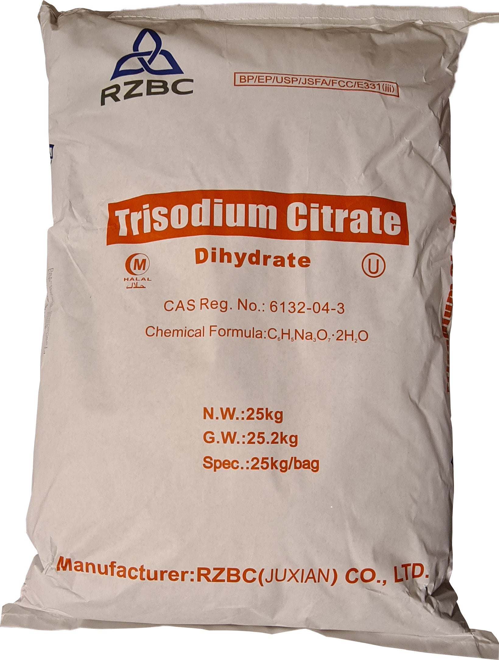 Trinatriumsitrat 25kg